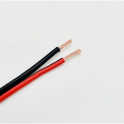 Dây Điện Đôi Lõi Đồng Nguyên Chất Vỏ Đỏ Đen Dùng Cho Loa, Đèn Led, Điện Độ Chế 26AWG/24AWG/22AWG