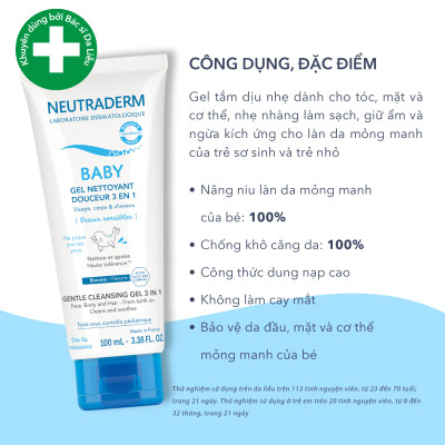 Combo Gel tắm 3in1 Neutraderm + Nước biển sâu Marimer Baby Daily