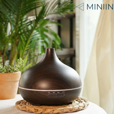 Máy Xông Tinh Dầu Cao Cấp Bầu Tiên Sang Trọng Siêu Âm 550ml - Giúp Khuếch Tán Tỏa Hương Thơm Phòng Ngủ- Nhà Hàng-Khách Sạn- Spa- Tặng Kèm Điều Khiển - Hàng Chính Hãng MINIIN