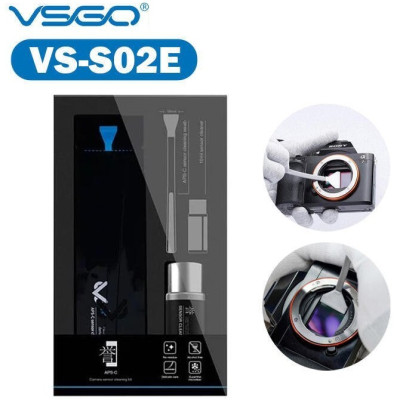 Bộ tăm bông làm sạch cảm biến DSLR VSGO VS-S02E APS-C, Hàng chính hãng