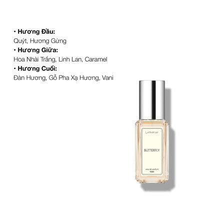 Nước hoa LÁ PARFUM Butterfly 3ml/10ml