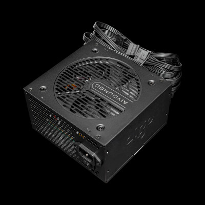 BỘ NGUỒN MÁY TÍNH AIGO MODEL AT550 CÔNG SUẤT 550W, APFC, DC TO DC 80 PLUS BZONE - Hàng chính hãng