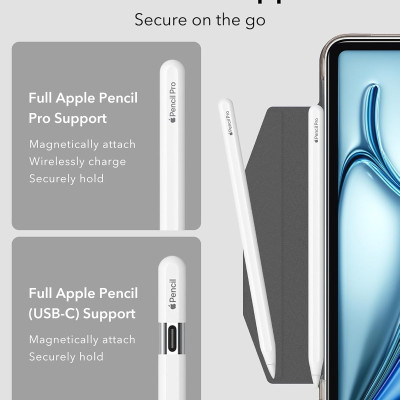 Bao Da dành cho iPad Air 6 11 inch / iPad Air 6 13 inch 2024 ESR Ascend Trifold Case - Hàng Chính Hãng