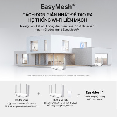 Bộ phát Wifi TP-Link Archer C86 MU-MIMO - Chuẩn AC 1900Mpbs, Kết nối nhiều thiết bị, Phủ sóng rộng - HÀNG CHÍNH HÃNG