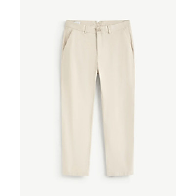Quần kaki nam vải Dobby Form Slim Cropped - RT 10F24PCA039 | ROUTINE CÀ MAU