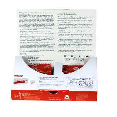 Bao cao su Sagami Orange kiểu truyền thống hộp 10 chiếc