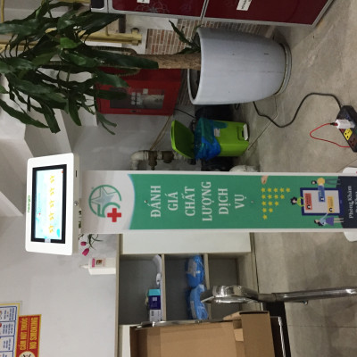 Giá đỡ máy tính bảng hearme - K04, dạng đứng trên sàn, có khóa bảo vệ, Hàng chính hãng