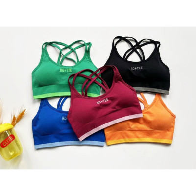 Set đồ thể thao nữ quần dài và áo bra dây chéo ( áo đã sẵn mút bảo vệ vòng 1 khi vận động )