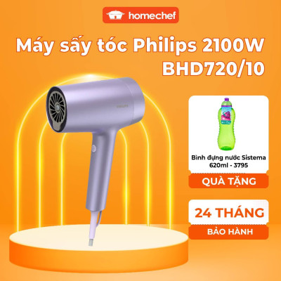 Máy sấy tóc ion PHILIPS 1800W BHD720 | Hàng Chính Hãng