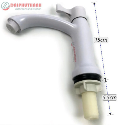 Vòi Chậu Lavabo Rửa Mặt Nước Lạnh Thân Cao 15cm Đến 17cm - Chất liệu Nhựa, inox, thau phủ crome,..