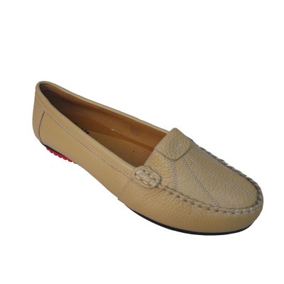 Giày Mọi Nữ Đế Bệt HÀ NAM Da Bò Thật Cao Cấp GBBN2049