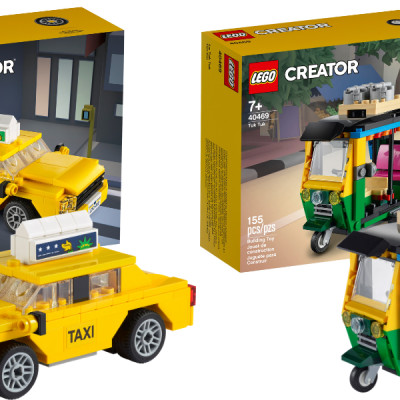 LEGO - 40468 - Taxi Màu Vàng 9(124 Chi Tiết)