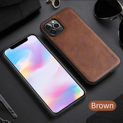 ỐP LƯNG DA dành cho iPhone 15 Pro Max , 15 Pro , 15 Plus , 15 ốp viền dẻo hiệu X-level - Hàng chính hãng