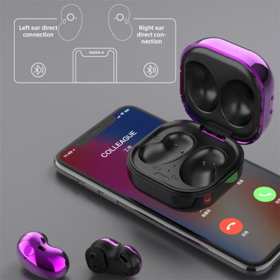 CINCATDY Tai Nghe Bluetooth Earbuds Gaming Headset True Wireless Headphone Dock Sạc có Led Báo Pin Kép S6 PLUS