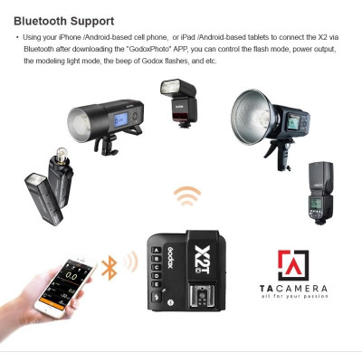 Trigger Godox X2T tích hợp TTL HSS 1/8000 - Hàng chính hãng
