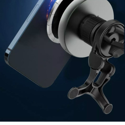 Bộ sạc Oto Wiwu Magentic Wireless Car Charger CH-309 Xoay 360 Độ, Hấp Phụ Từ Tính Mạnh, Sạc Nhanh - Hàng Chính Hãng