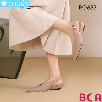 Giày Slingback cao 3 phân RO683 ROSATA tại BCASHOP Sự Kết Hợp Hoàn Hảo Giữa Thanh Lịch và Tối Giản