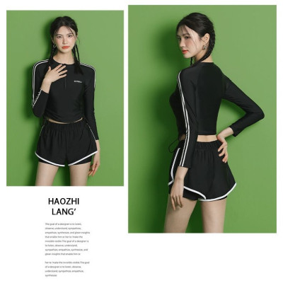 Bikini đồ bơi nữ kín đáo đồ bơi nữ tay dài-quần đùi