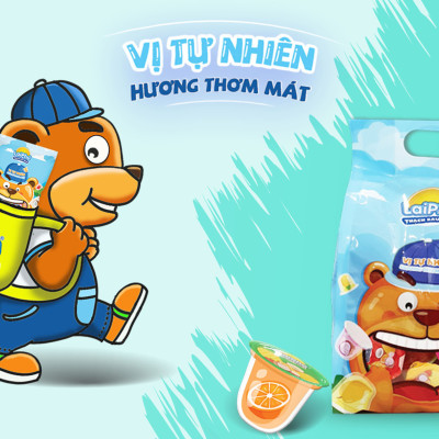 Thạch Rau Câu Lai Phú Vị Trái Cây 1kg