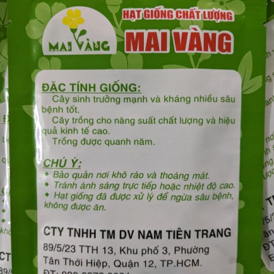 Hạt giống Bầu Sao lai F1 10 hạt