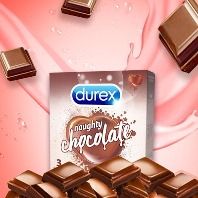 Bao Cao Su Durex Chocolate - Gai Nhỏ Tăng Khoái Cảm - Hàng Chính Hãng - H3