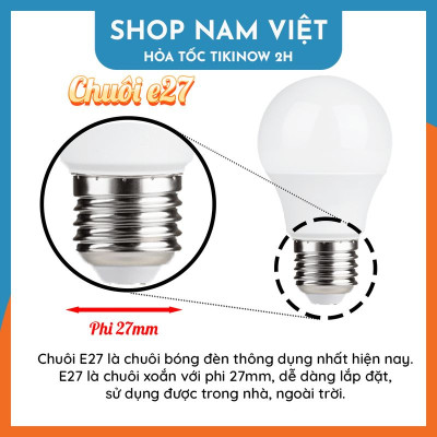 Bóng led Edison G45 4w ánh sáng vàng
