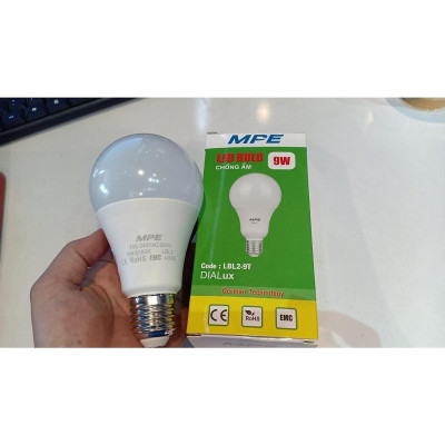 Bóng đèn LED tròn BULB 9w - Thương hiệu MPE