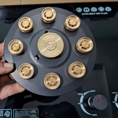 Bếp gas âm mặt kính cao cấp 9 đầu đốt REDHOME TN8218H Hàng chính hãng