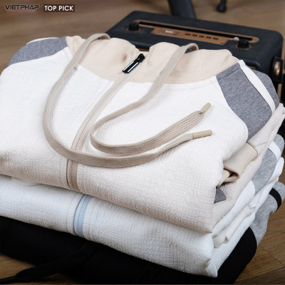 Áo Khoác Nam Việt Pháp Phong Cách Thể Thao, chất liệu cotton khóa kéo tiện lợi 2901