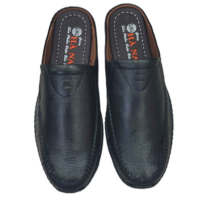 Dép Bít Mũi Nam HA NAM Da Bò Thật Cao Cấp GSB2101