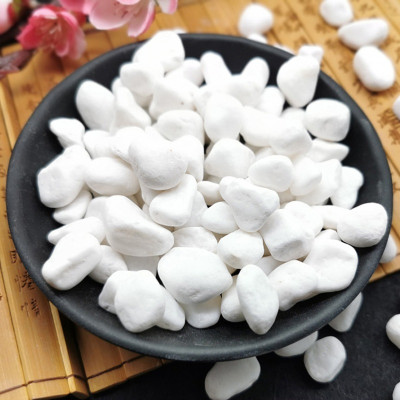 500g Sỏi trắng dải trang trí chậu cây, bể cá - Cây giả, hoa lụa Decor trang trí nhà cửa