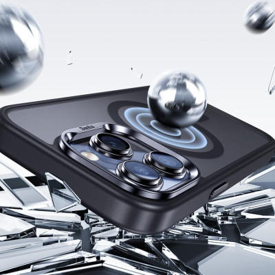 Ốp Lưng Nhám Chống Sốc, Bám Bụi Hỗ trợ Sạc Không Dây Cho iPhone 16 Pro Max , 16 Pro Benks Mist Case - Hàng chính hãng