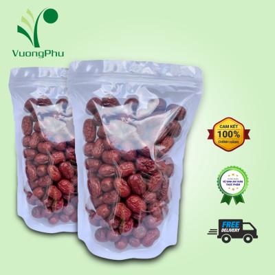 Táo đỏ Tân Cương sấy khô  Loại 1, dẻo thơm tự nhiên, bồi bổ sức khỏe 