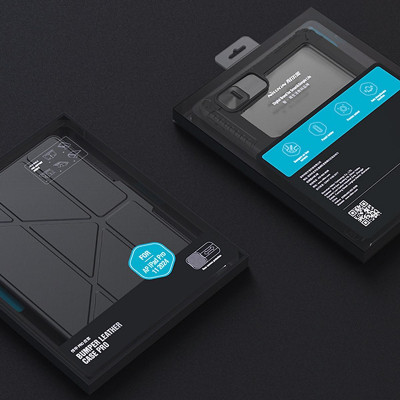 Bao da cho iPad Pro 11 inch M4 2024 / iPad Pro 13 inch M4 2024 Nillkin Bumper Leather Case Pro (Có khe cắm bút) - Hàng chính hãng