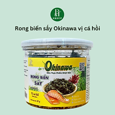 Hộp rong biển sấy khô Okinawa vị cá hồi 30g - ăn liền DTFood