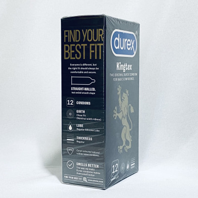 Bcs Durex Kingtex - Cỡ Nhỏ 49mm - Ôm Khít - Nhập Khẩu Thái Lan- H12