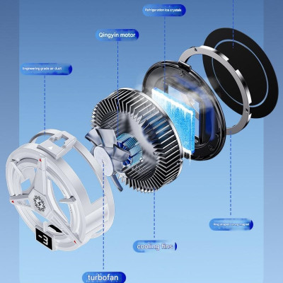 Tản nhiệt sò lạnh Led TL07 Gaming siêu mát cho điện thoại hàng nhập khẩu