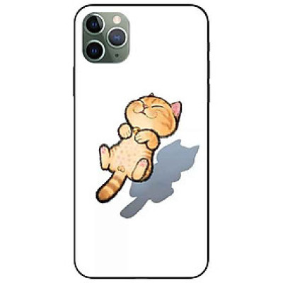 Ốp lưng in cho Iphone 11 Pro Max Mẫu Mèo Vàng