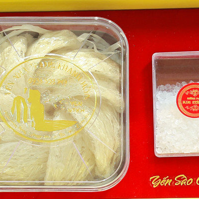 Tổ Yến Sào Yến Sợi Tinh Chế 100g Yến Nha Trang Khánh Hòa ( 9 Tổ/100g)