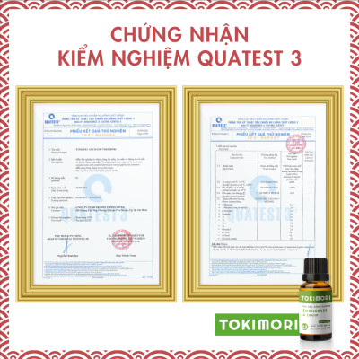 Combo 3 Chai (10ml) Tinh Dầu Sả Chanh - Cam Ngọt - Bạc Hà TOKI MORI Xuất Khẩu Nhật Bản 100% Thiên Nhiên, An Toàn Cho Trẻ, Xông Phòng, Khử Mùi, Kháng Khuẩn, Đuổi Muỗi, Giải Cảm