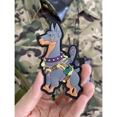 Patch_miếng dán PVC chó chiến thuật