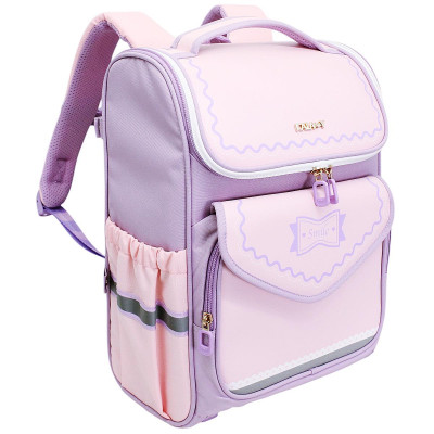 Ba Lô Chống Gù - Kala Y TC2587_BT.0039 - Màu Tím Oải Hương - Tặng Kèm Túi Vải