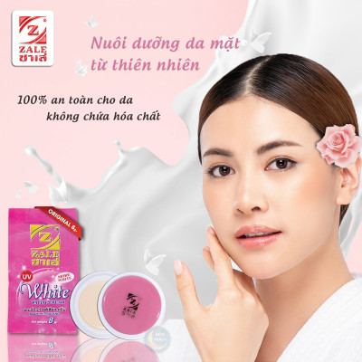 Kem Dưỡng Trắng Da Đẹp Liền Z ZALE HỒNG NGỌC TRAI 8g - BỘ 12 HỦ