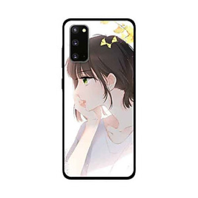 Ốp Lưng Dành Cho Samsung Galaxy S20 mẫu Cô Gái Mắt Xanh - Hàng Chính Hãng
