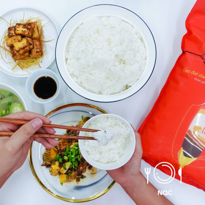 Gạo ST25 Hoa Lúa túi 5kg - Dẻo nhiều, mềm cơm, hương thơm đặc trưng