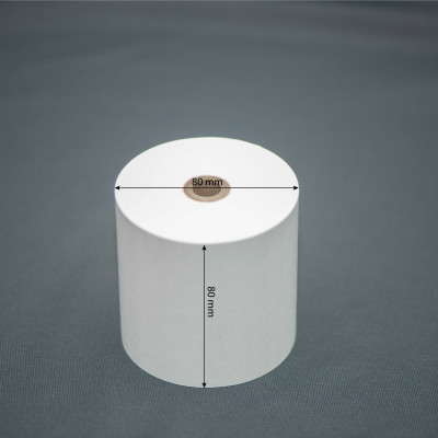 Giấy in nhiệt K80 x 80mm thùng 50 cuộn