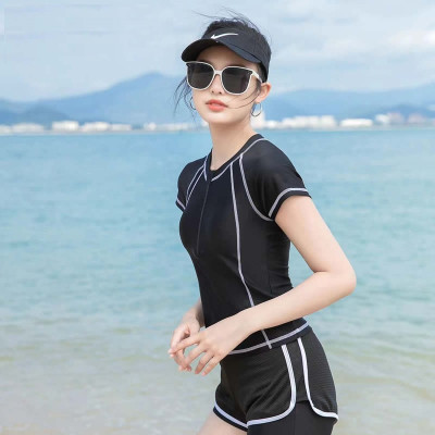 ĐỒ Bơi Nữ Rời Đùi Ngắn Tay Che Bụng