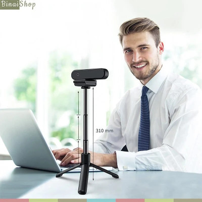 Emeet TD303 - Tripod Mini Dành Cho Webcam, Điện Thoại, Chiều Cao Tối Đa 31cm - Hàng chính hãng