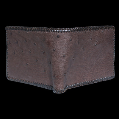  Ví nam da đà điểu màu nâu đất HJ92436-40-44-52-60