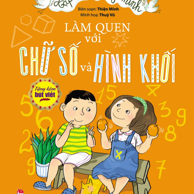 Bộ Sách Tập Tô Thông Minh - Làm Quen Với Chữ Cái, Chữ Số Và Hình Khối (Trọn Bộ 3 Quyển)